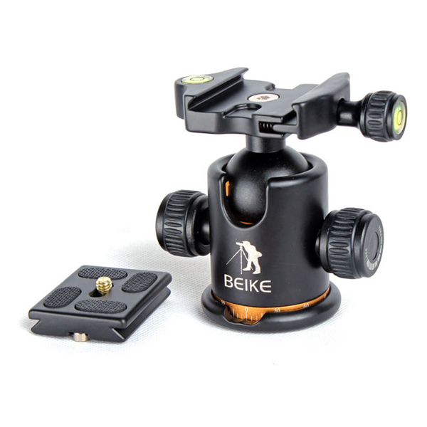 BEIKE BK-03 Camera Tripod Ball Head Ballhead with Quick Release Plate Large หัวบอล